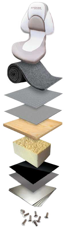 Chair and flooring construction illustration