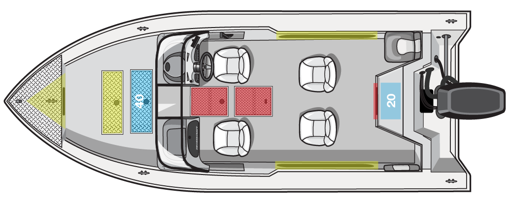 Overhead View of Adventurer 210 GLS Troller