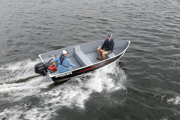 Smoker Craft 14 Voyager TS SS Utility Fishing Boat