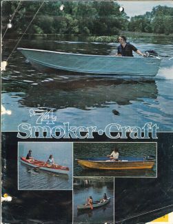 1974 Smoker Craft Runabouts Catalog Cover