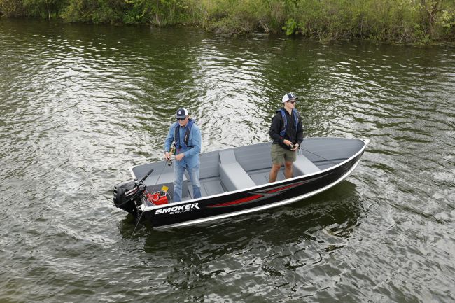 Smoker Craft 14 Voyager TS SS Utility Fishing Boat